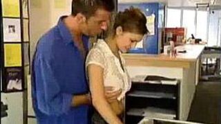 Neighbour Need Help with the Copier and More - porn video