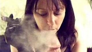 A Hot Cigar Cock Smoke Leather - porn video