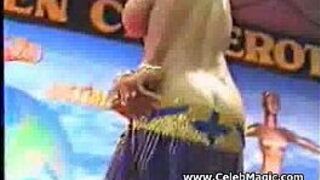 Brunette Dancer Shows Her Tits - porn video