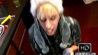 A sexy pair of twinks are sucking eachothers cocks - porn video