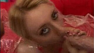 BlondeDrownsInCum - porn video