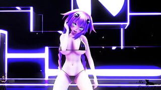 Purple heart hyperdimension neptune mmd baam - porn video