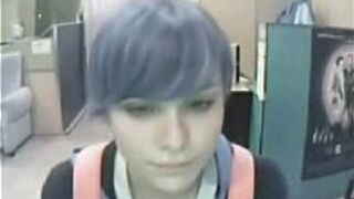 Adorable Teen on Webcam - porn video