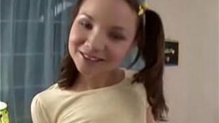 Naughty Megan Young Putting to Work Her Tongue Polishing - porn video