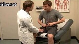 Gay doctor sucking a dick and gets penetrated - porn video