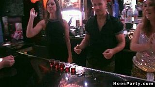 Bartenders fucking teens after party - porn video